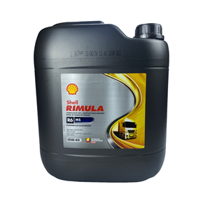 Oleo Motor Shell Rimula R6 MS 10W-40 Balde 20 Litros