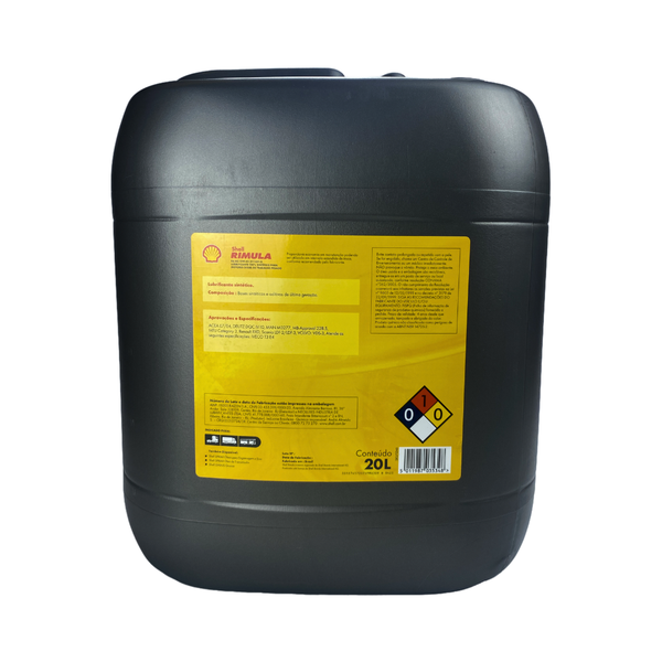 Oleo Motor Shell Rimula R6 MS 10W-40 Balde 20 Litros