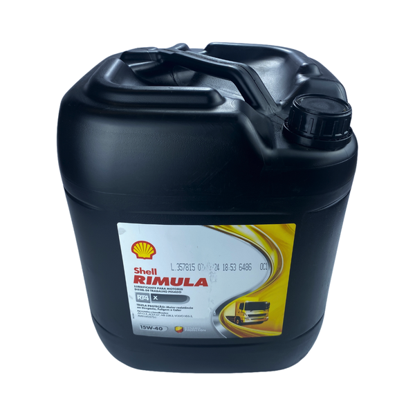 Oleo Motor Shell Rimula RT4 X 15W-40 Balde 20 Litros